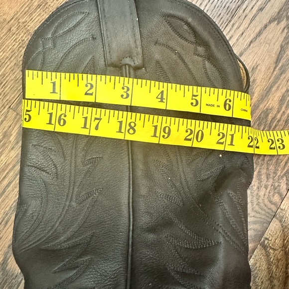 Nocona Men’s Black Leather Deertan Gentlemens Western Boots Size 11.5D - Picture 12 of 13